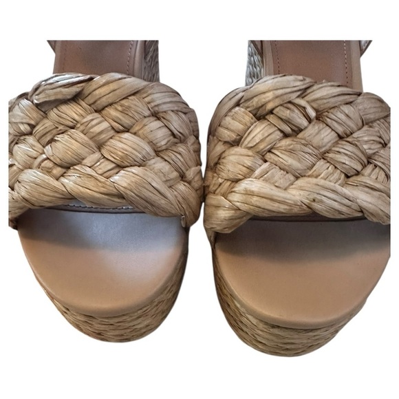 Marc Fisher Women's Braided Espadrille Platform Summer Sandals EUC, size 9.5 - Picture 7 of 9